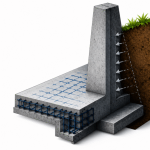 Cantilever Retaining Wall